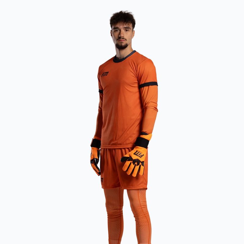 Rękawice bramkarskie Football Masters Varis X PRO orange fluo 2