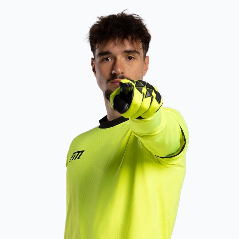 Rękawice bramkarskie Football Masters Varis X PRO yellow fluo 2