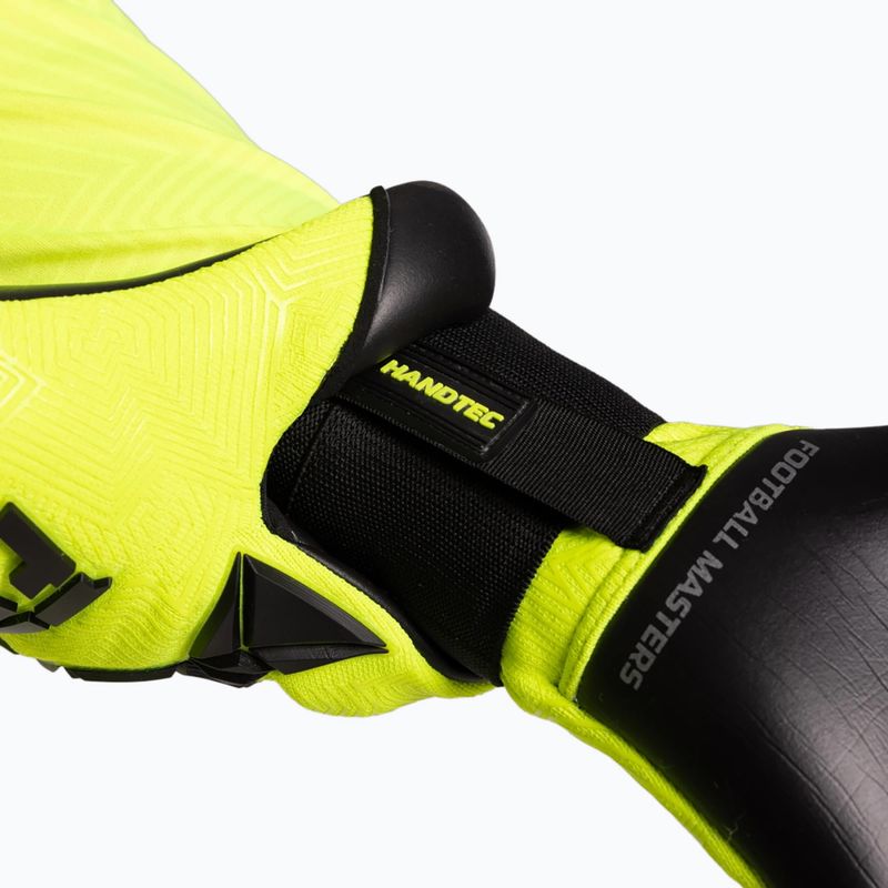 Rękawice bramkarskie Football Masters Varis X PRO yellow fluo 8