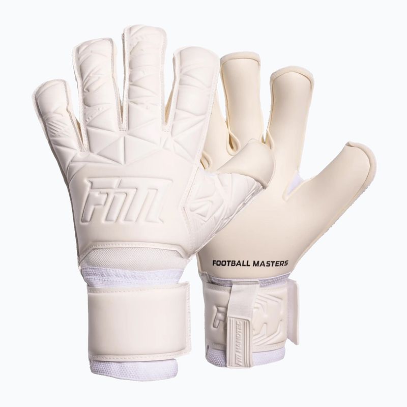 Rękawice bramkarskie Football Masters Invictus X all white