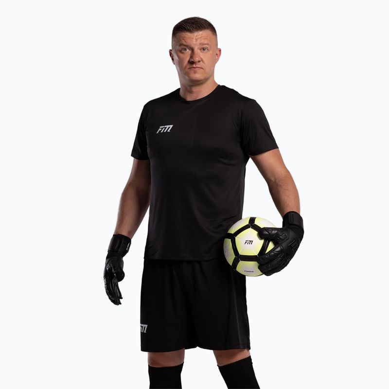 Rękawice bramkarskie Football Masters Invictus X black 3