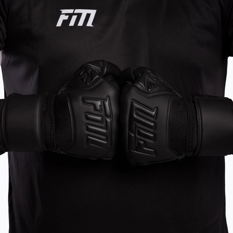 Rękawice bramkarskie Football Masters Invictus X black 4