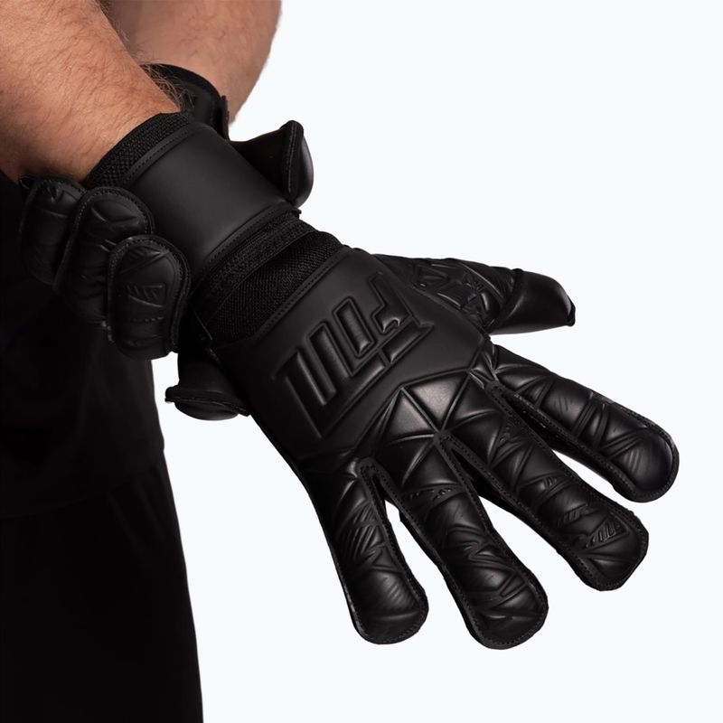 Rękawice bramkarskie Football Masters Invictus X black 5