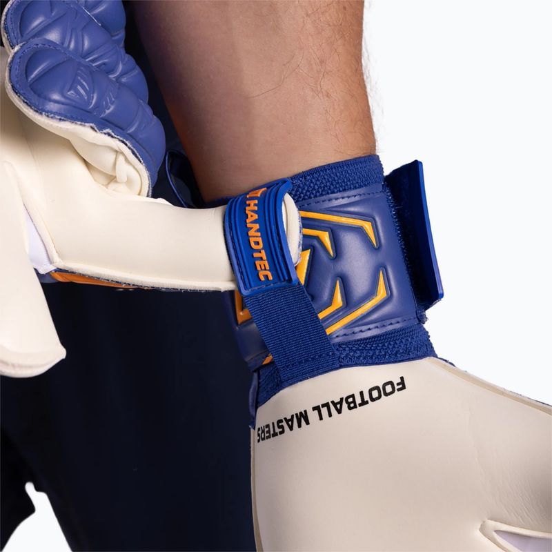 Rękawice bramkarskie Football Masters Invictus X blue/orange 8