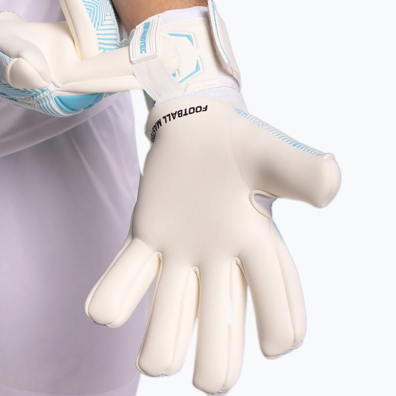 Rękawice bramkarskie Football Masters Varis X white/blue 7