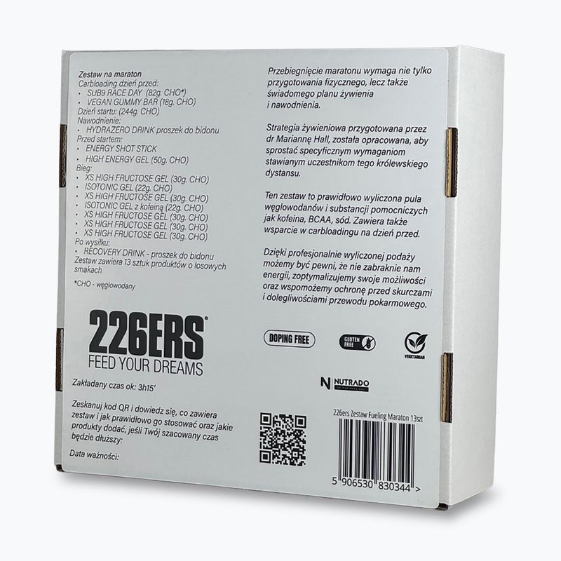 Zestaw prawidłowego fuelingu 226ERS maraton 13 szt. 2