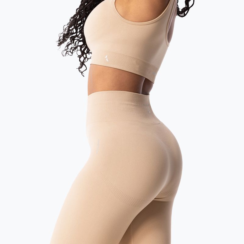 Legginsy treningowe damskie Carpatree Simply Seamless perfrct beige 5