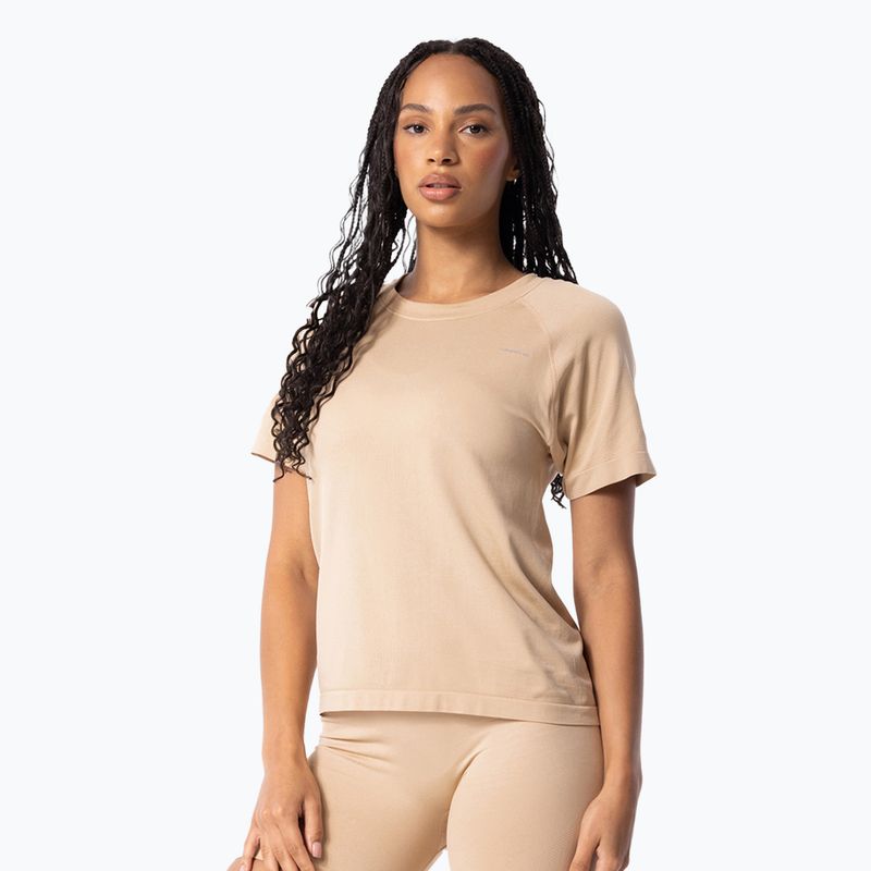 Koszulka treningowa damska Carpatree Simply Seamless perfrct beige