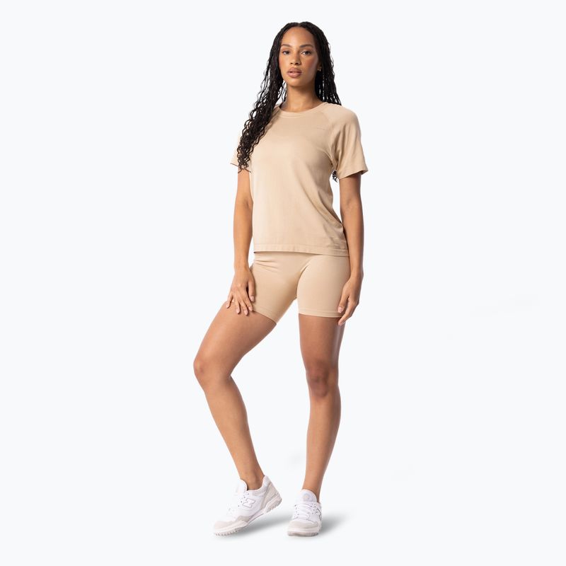 Koszulka treningowa damska Carpatree Simply Seamless perfrct beige 2