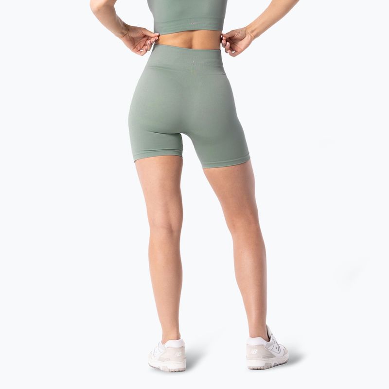 Spodenki treningowe damskie Carpatree Simply Seamless pale green 3