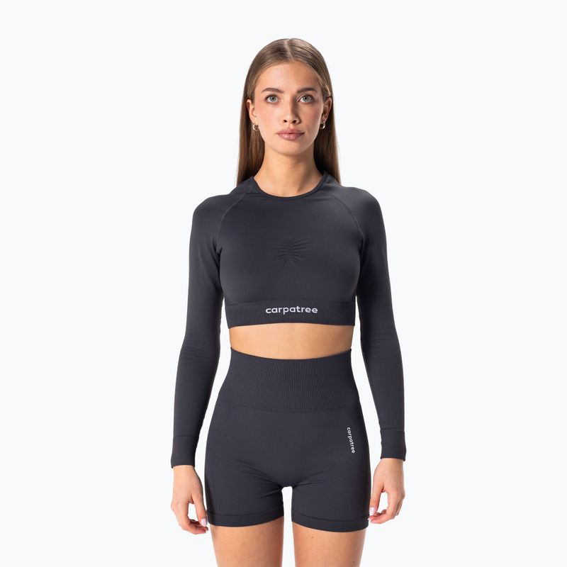 Longsleeve treningowy damski Carpatree Allure Seamless titanium grey