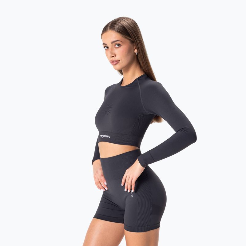 Longsleeve treningowy damski Carpatree Allure Seamless titanium grey 2