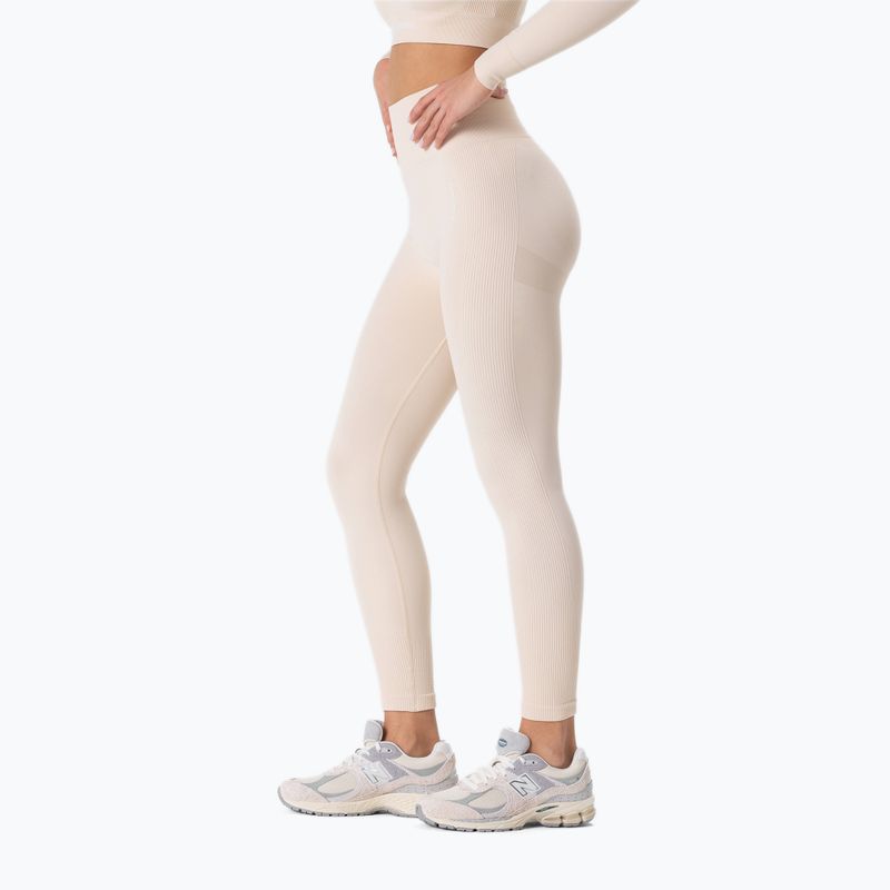 Legginsy treningowe damskie Carpatree Allure Seamless cream beige 3
