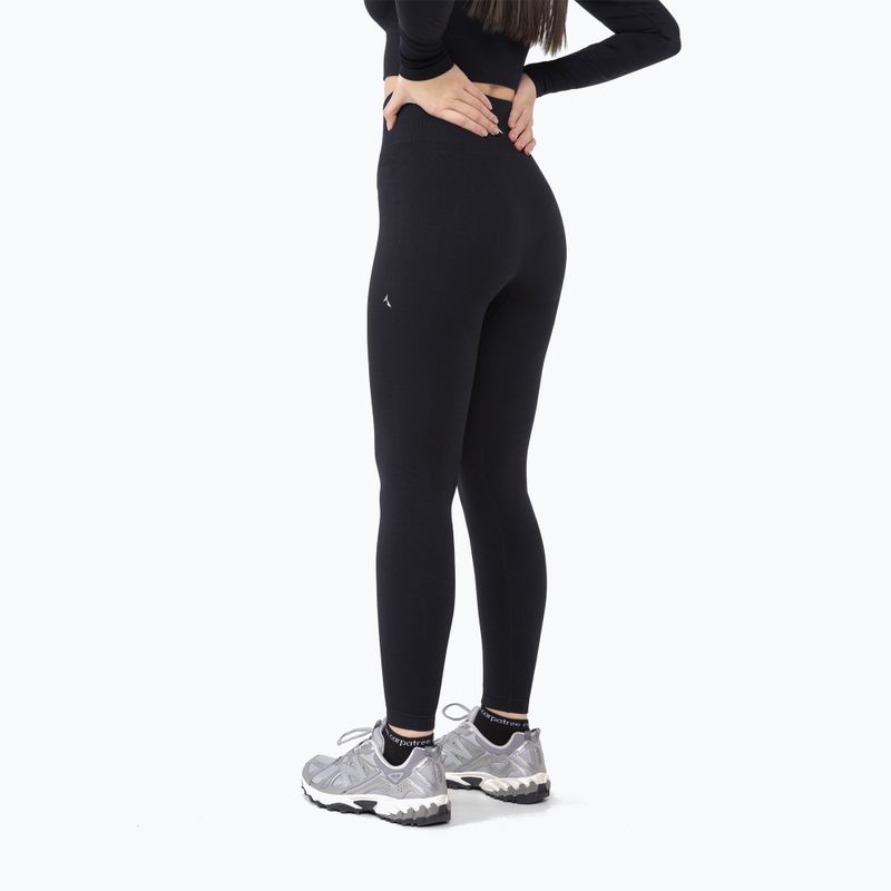 Legginsy treningowe damskie Carpatree Dopamine Buzz Seamless obsidian black 3