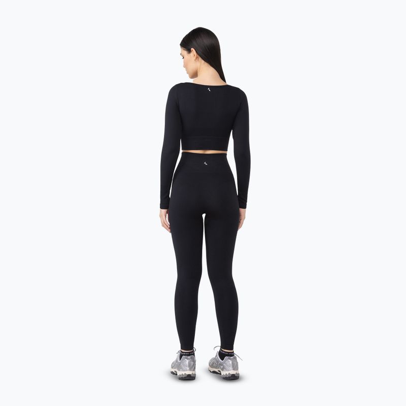 Legginsy treningowe damskie Carpatree Dopamine Buzz Seamless obsidian black 4