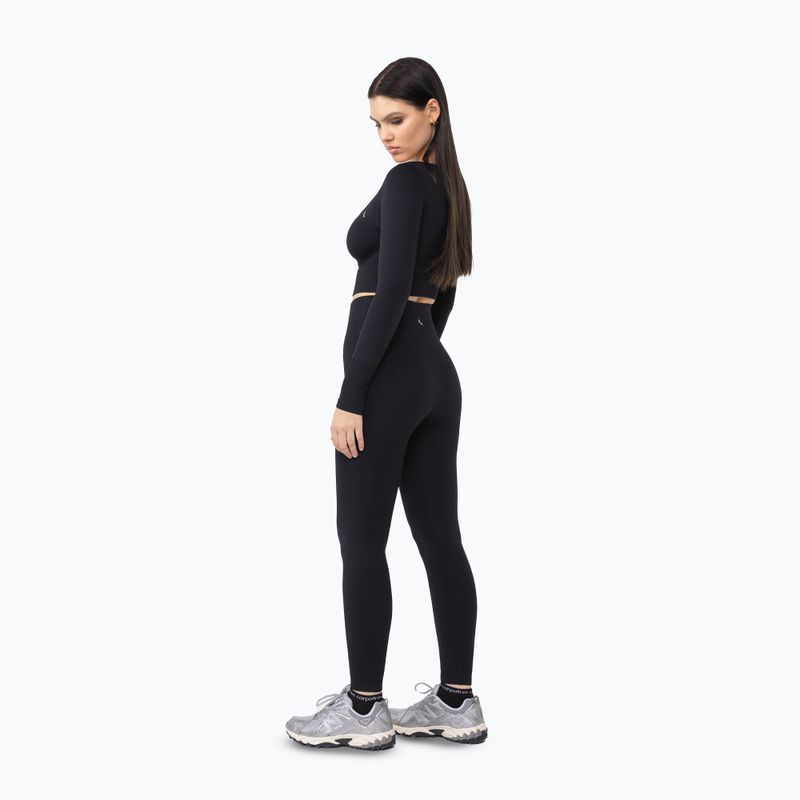 Legginsy treningowe damskie Carpatree Dopamine Buzz Seamless obsidian black 5