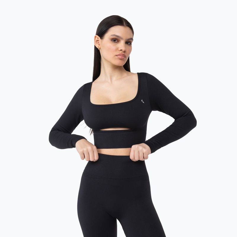 Legginsy treningowe damskie Carpatree Dopamine Buzz Seamless obsidian black 7