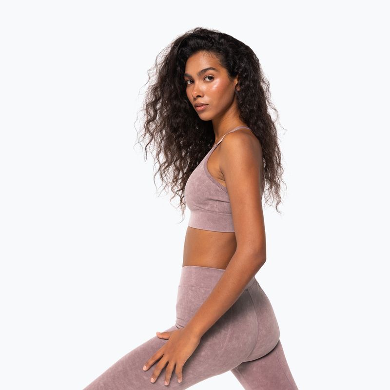Legginsy treningowe damskie Carpatree Marble Story Seamless rose/quartz pink 6