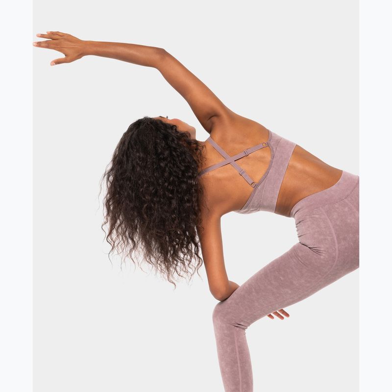 Legginsy treningowe damskie Carpatree Marble Story Seamless rose/quartz pink 7