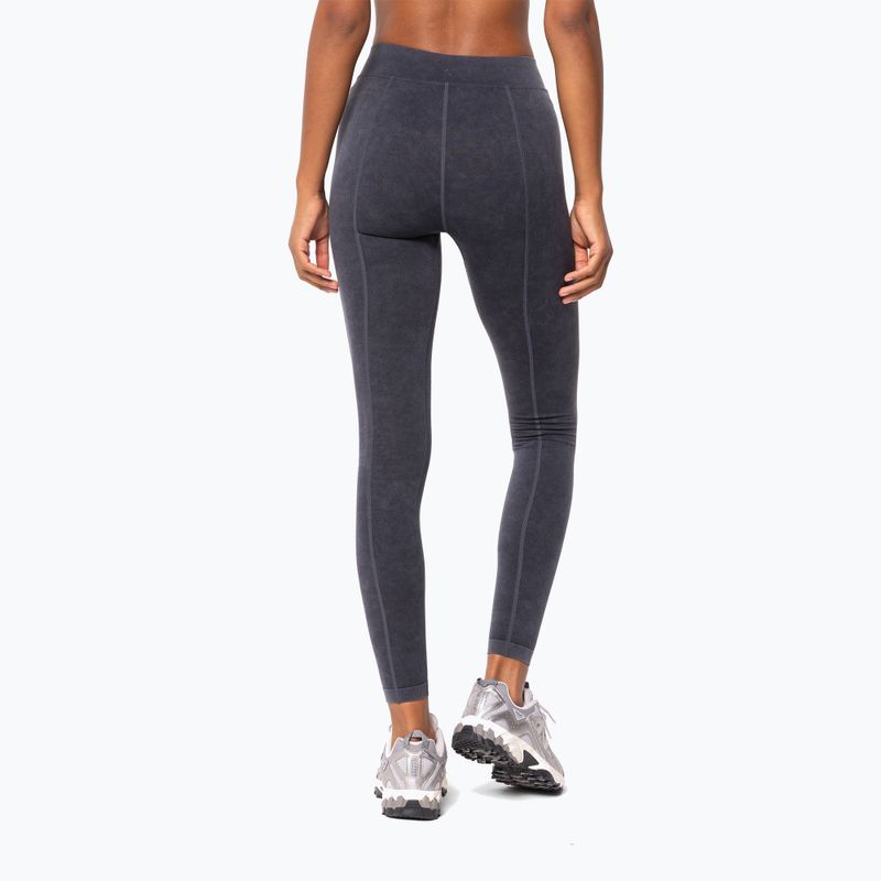 Legginsy treningowe damskie Carpatree Marble Story Seamless midnight mist black 3