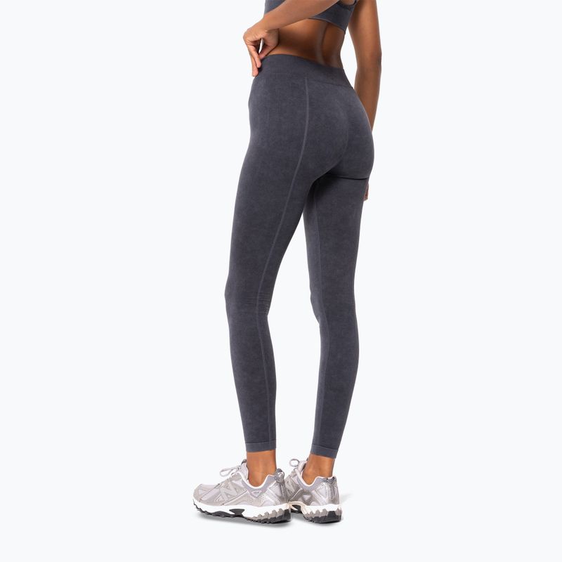 Legginsy treningowe damskie Carpatree Marble Story Seamless midnight mist black 6