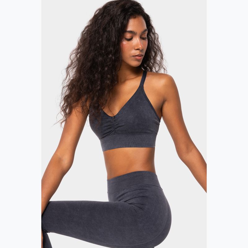 Legginsy treningowe damskie Carpatree Marble Story Seamless midnight mist black 7