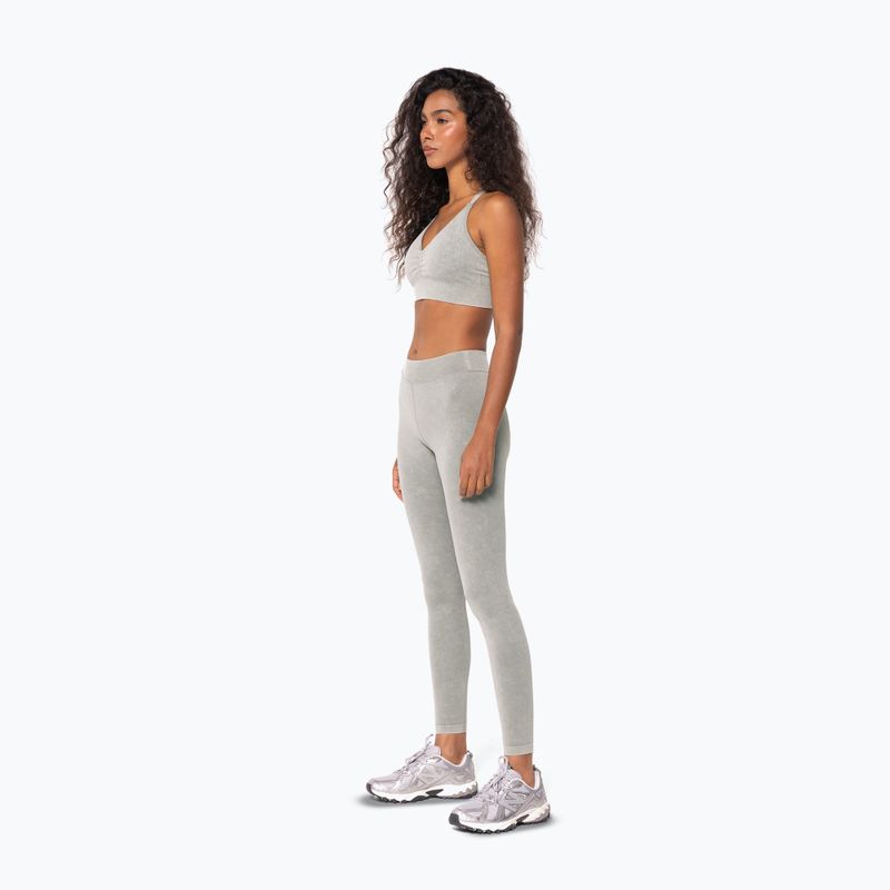 Legginsy treningowe damskie Carpatree Marble Story Seamless dune sage/green 4