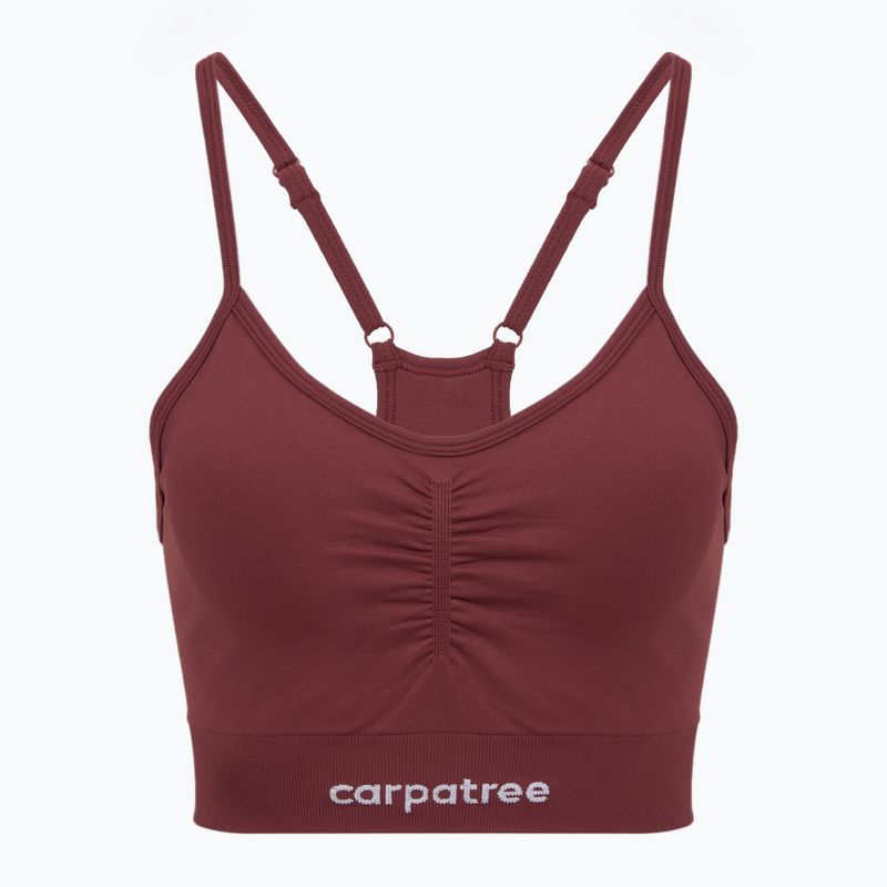 Biustonosz treningowy Carpatree Allure Seamless burgundy 7