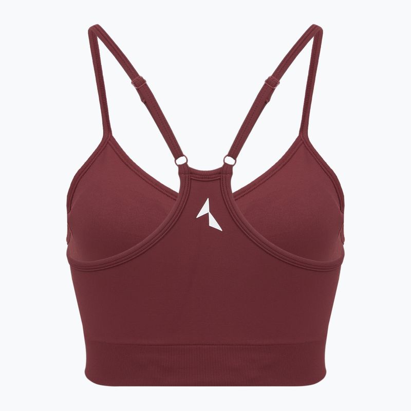Biustonosz treningowy Carpatree Allure Seamless burgundy 8