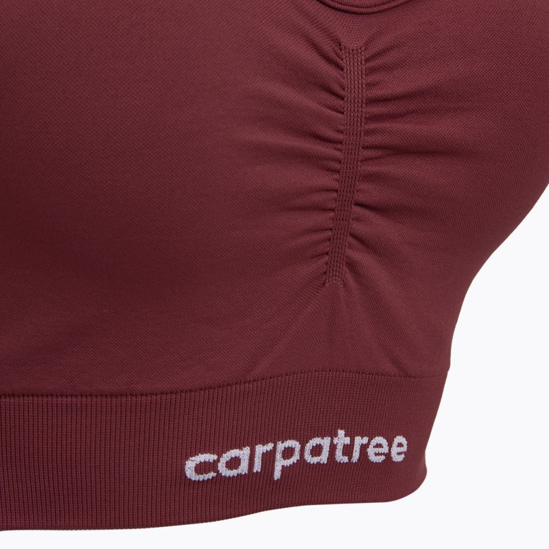 Biustonosz treningowy Carpatree Allure Seamless burgundy 9