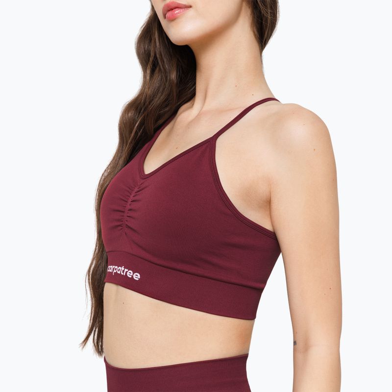 Biustonosz treningowy Carpatree Allure Seamless burgundy 4