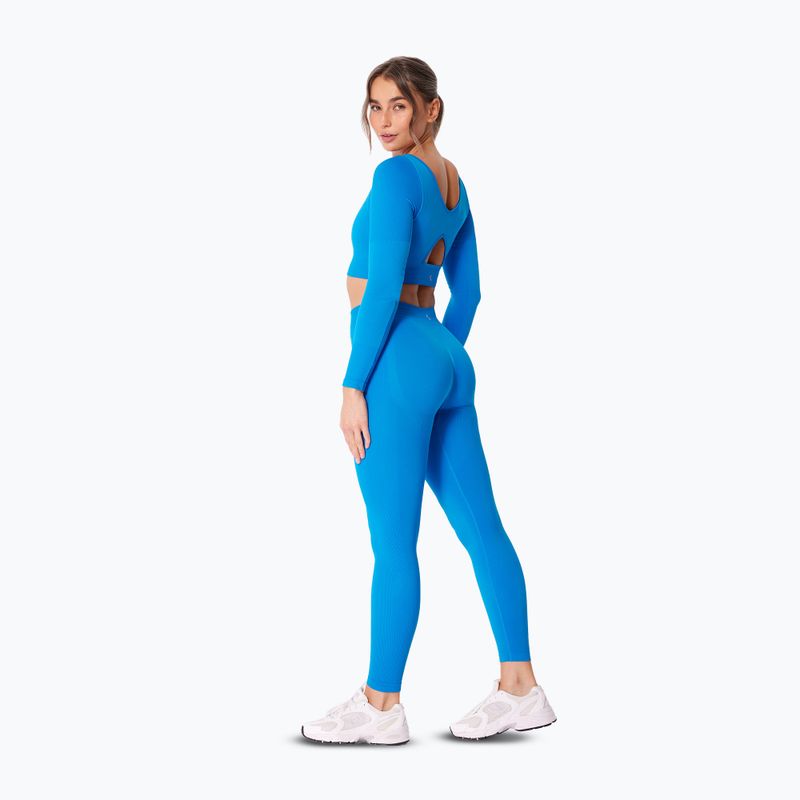 Longsleeve treningowy damski Carpatree Eris Seamless electric blue 3