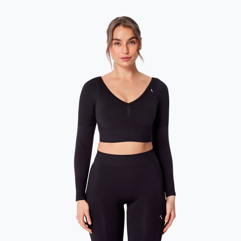 Longsleeve treningowy damski Carpatree Eris Seamless orchid black