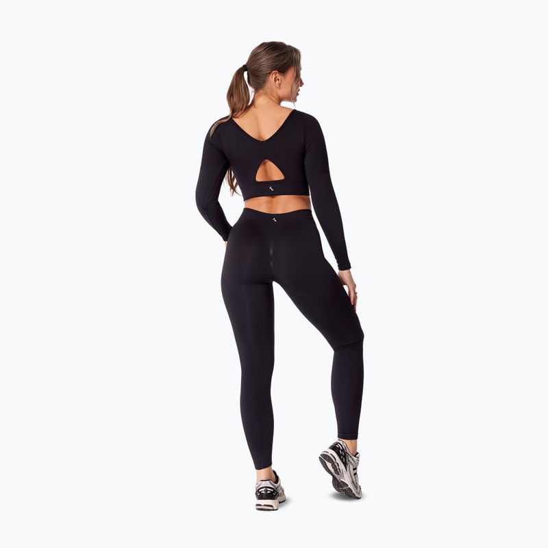Longsleeve treningowy damski Carpatree Eris Seamless orchid black 4