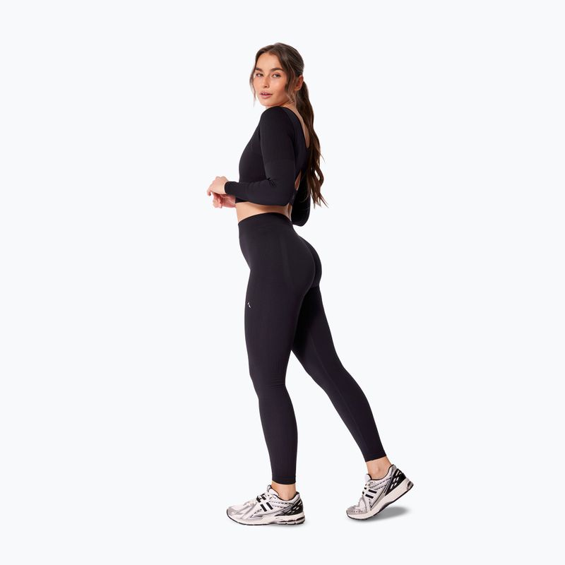 Longsleeve treningowy damski Carpatree Eris Seamless orchid black 5