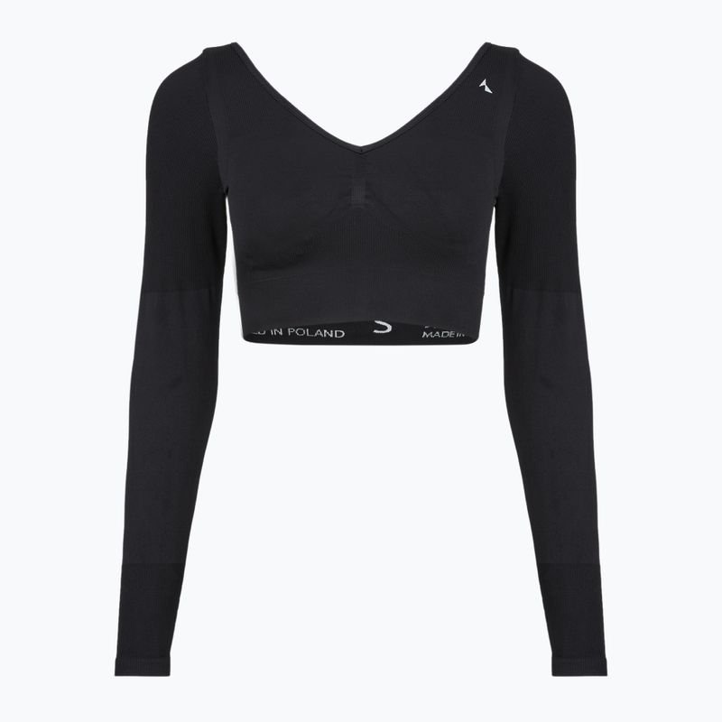 Longsleeve treningowy damski Carpatree Eris Seamless orchid black
