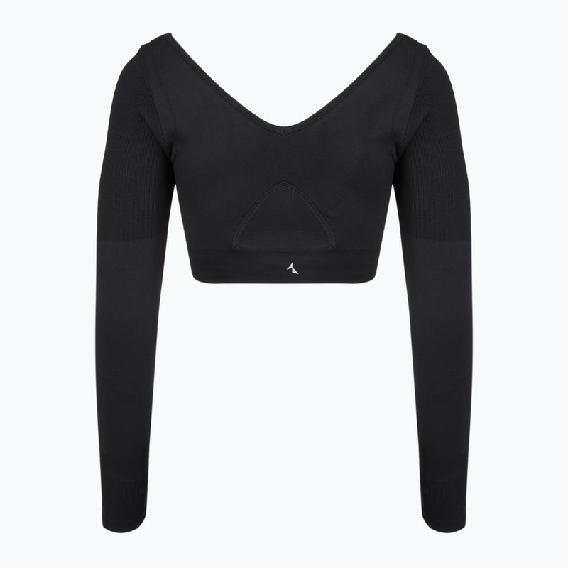 Longsleeve treningowy damski Carpatree Eris Seamless orchid black 2