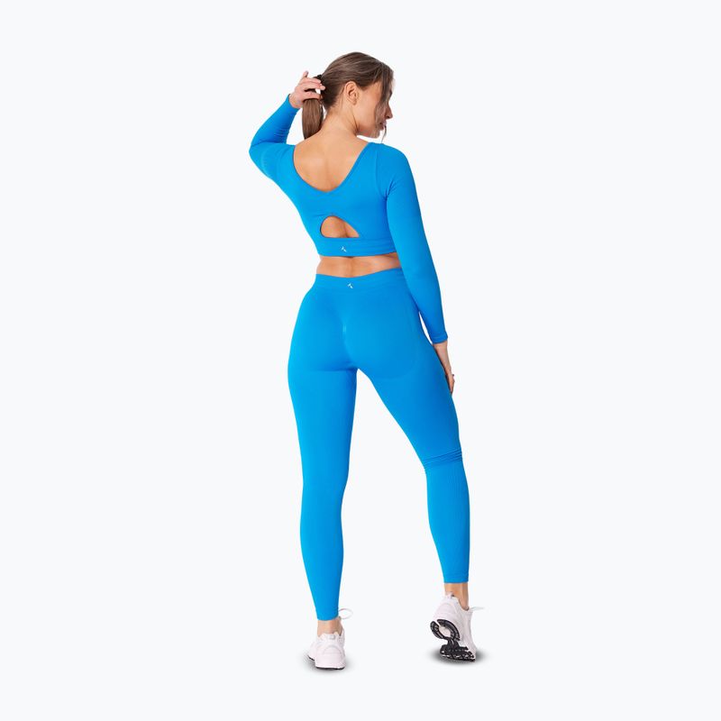 Legginsy treningowe damskie Carpatree Eris Seamless electric blue 4