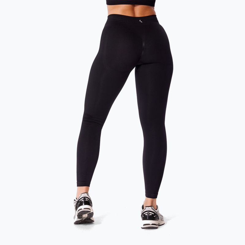 Legginsy treningowe damskie Carpatree Eris Seamless black/orchid 3