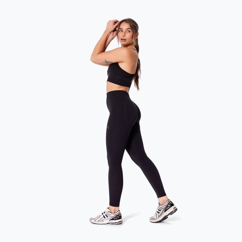 Legginsy treningowe damskie Carpatree Eris Seamless black/orchid 5