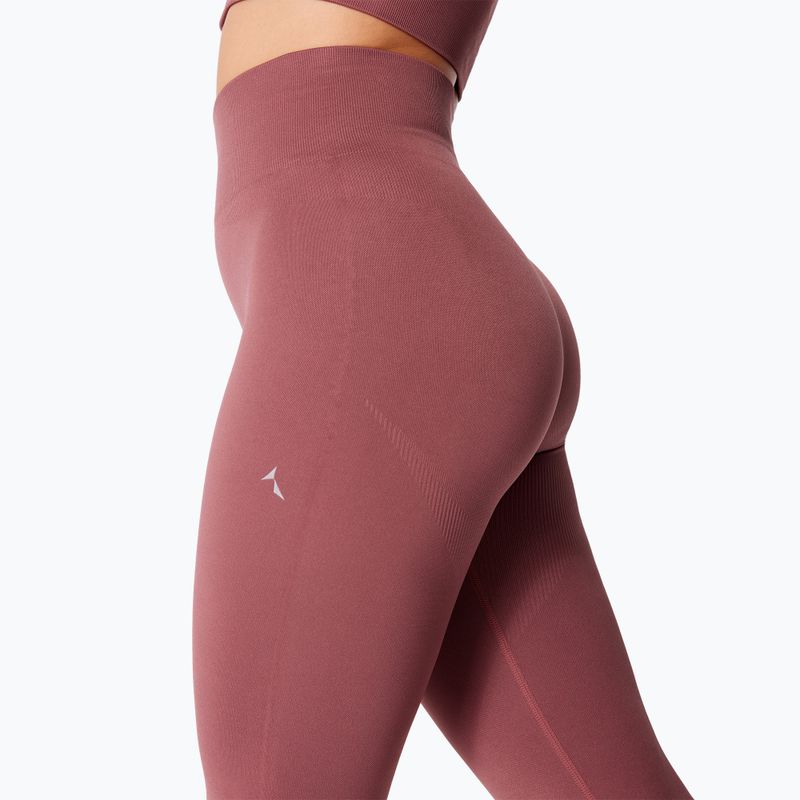 Legginsy treningowe damskie Carpatree Dopamine Buzz Seamless rose/brown 5