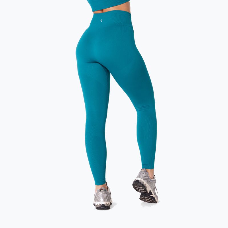 Legginsy treningowe damskie Carpatree Dopamine Buzz Seamless petrol green 6