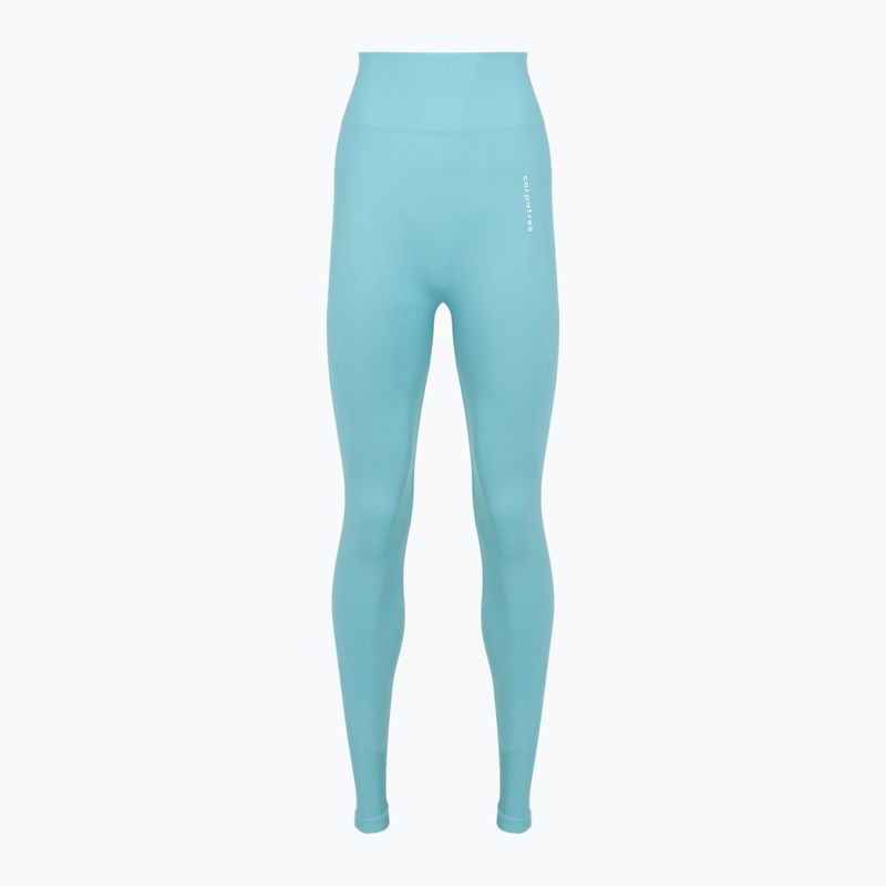 Legginsy treningowe damskie Carpatree Allure Seamless milky blue 7