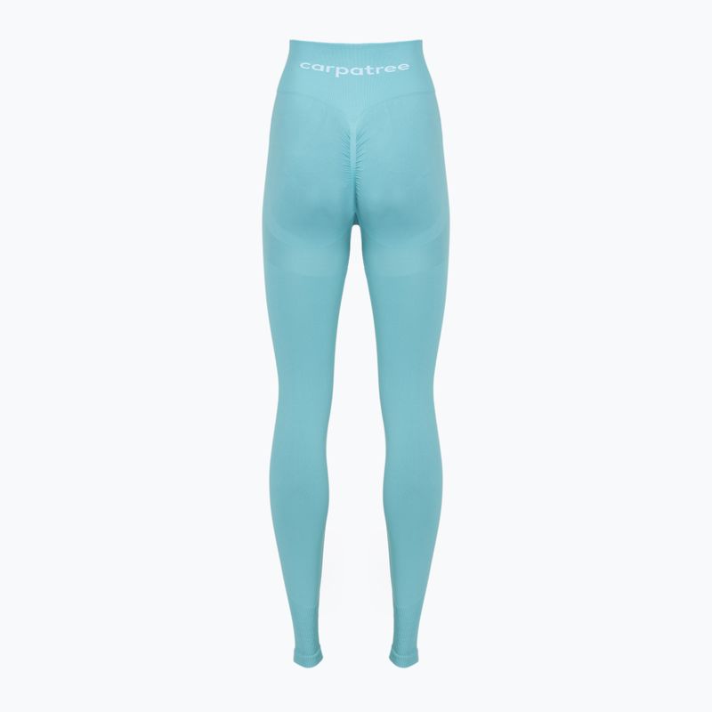 Legginsy treningowe damskie Carpatree Allure Seamless milky blue 8