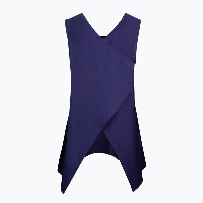 Top do jogi damski Moonholi Galaxy Open Back Tank niebieski 216 2
