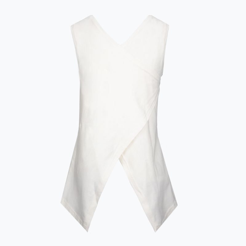 Top do jogi damski Moonholi Galaxy Open Back Tank biały 217 2