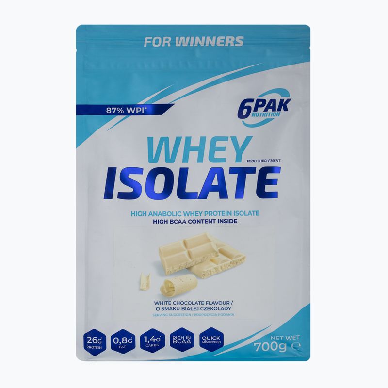 Whey 6PAK Isolate 700 g White Chocolate