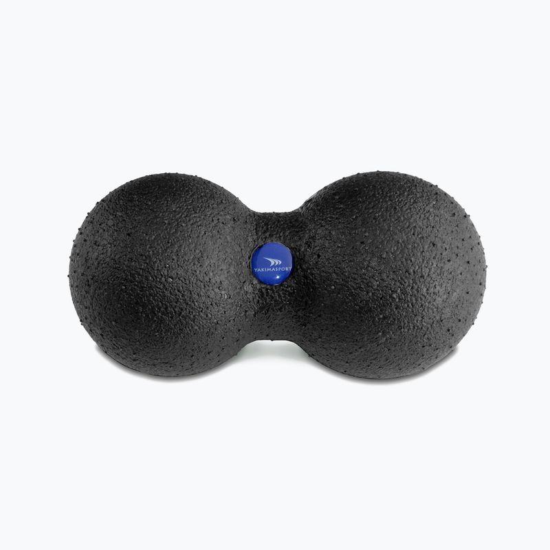 Podwójna piłka do masażu Yakimasport Duoball black 3