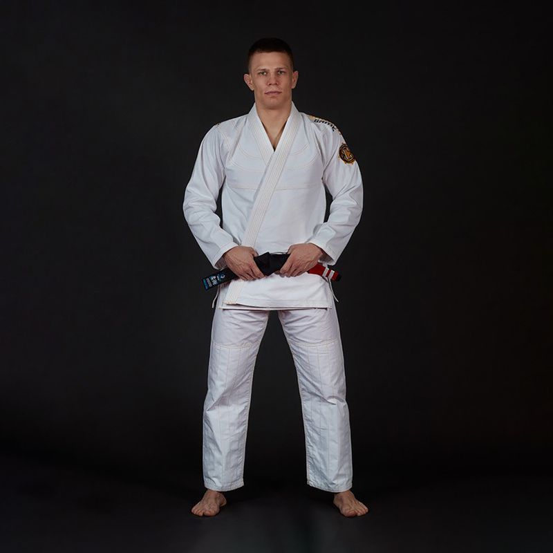 GI do brazylijskiego jiu-jitsu męskie Ground Game Champion 2.0 białe 2