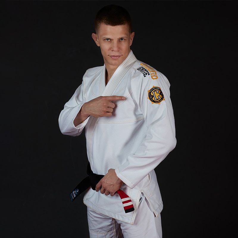 GI do brazylijskiego jiu-jitsu męskie Ground Game Champion 2.0 białe 9